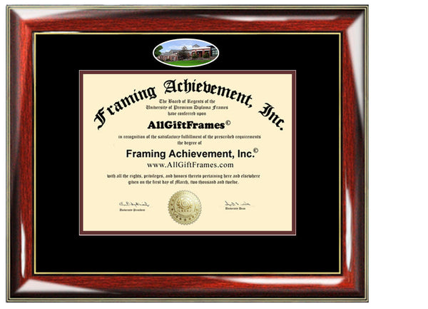 Appalachian State University diploma frame ASU campus school picture campus certificate degree case framing gift graduation plaque document