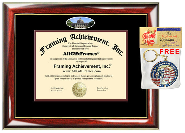 University of Rochester diploma frame campus photo certificate framing graduation double matted document college degree plaque graduate