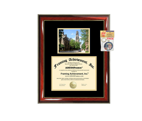 Yale University diploma frame certificate framing graduation document plaque degree gift college Yale graduate picture frame campus photo