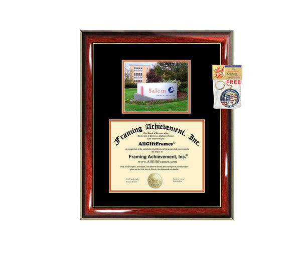 Salem State University diploma frame campus college degree certificate SSU framing gift graduation frames plaque certification document