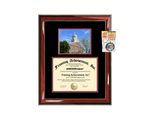 University of Dayton diploma frame campus photo certificate framing graduation document college degree plaque graduate document