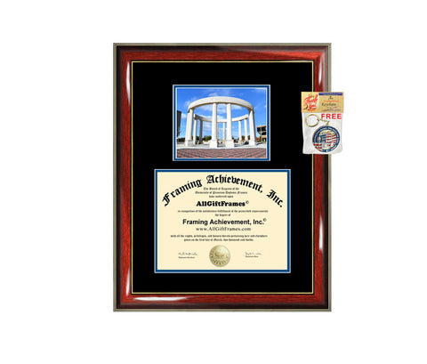 University of Illinois Springfield diploma frame campus photo certificate framing graduation document plaque UIS degree gift