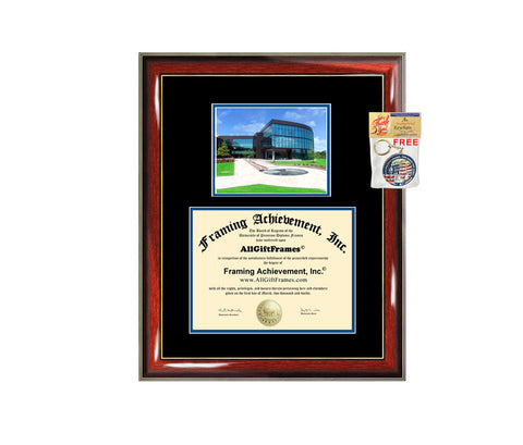 UHCL diploma frame campus photo University Houston Clear Lake certificate framing graduation document plaque degree gift
