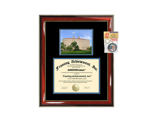 University of Kansas diploma frame campus photo certificate framing graduation document college degree plaque graduate document picture