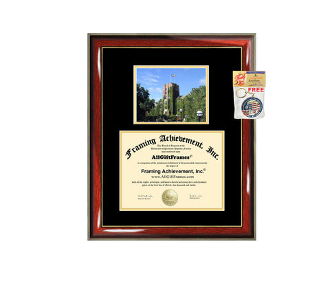 University of Michigan diploma frame campus photo certificate framing graduation document college degree plaque graduate document picture