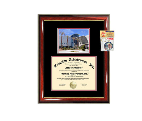 University of Nevada Las Vegas diploma frame campus photo certificate framing graduation document plaque UNLV degree gift college graduate