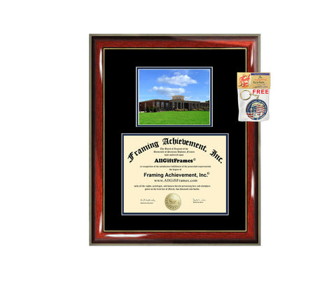 University of North Carolina Greensboro diploma frame campus photo certificate framing graduation document plaque UNCG degree gift college