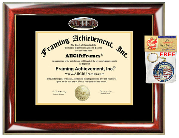 University of Akron diploma frames graduation gift degree campus photo college framing certificate bachelor masters mba phd graduate holder