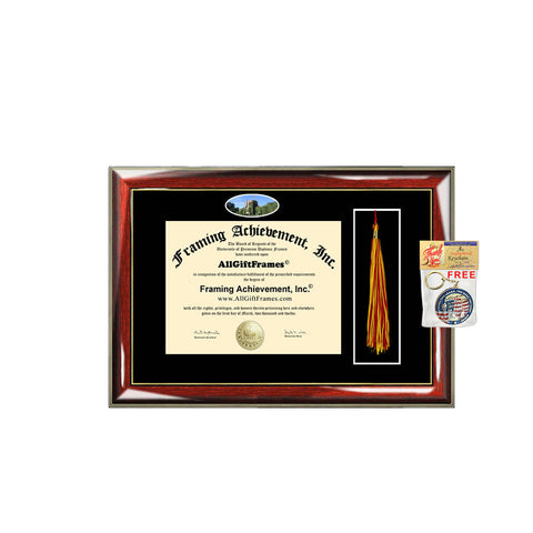 University of Michigan diploma frame tassel box holder case framing degree college certificate document graduation gift plaque campus photo