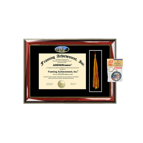 EMU diploma frame Eastern Michigan University graduation tassel holder box college plaque degree certificate case graduate campus photo