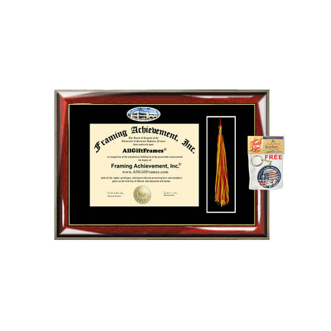 DeVry University diploma frame tassel box holder degree document school campus certificate Bachelor Master Doctorate Phd graduation gift