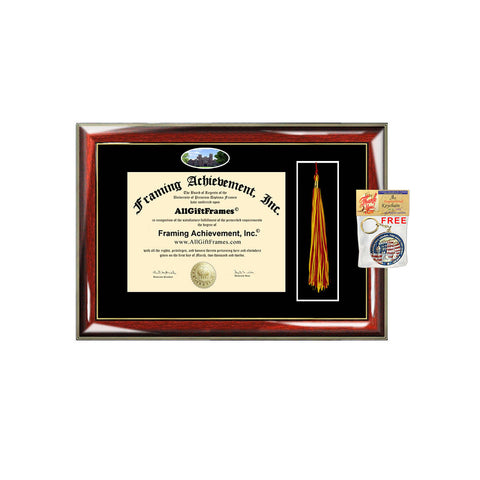 Wagner College diploma frame tassel box holder school campus picture bachelor master mba phd framing certificate graduation frames college