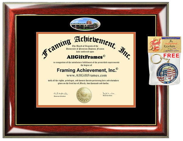UTB diploma frame University of Texas at Brownsville framing graduation document plaque UTB degree gift college campus photo certificate