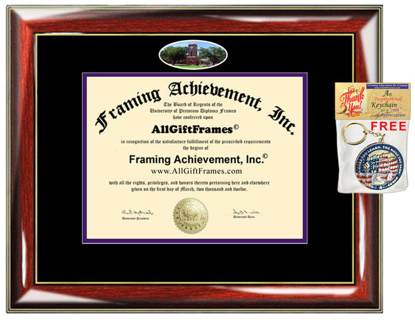 Hardin-Simmons University diploma frame campus certificate HSU degree framing double mat graduation gift bachelor master mba phd doctorate