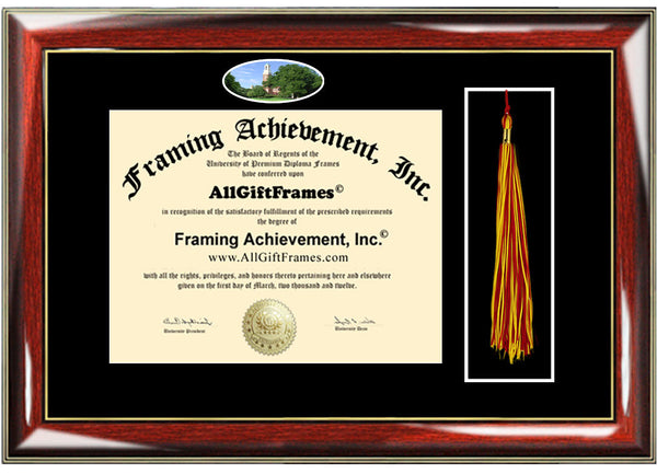 Miami University diploma frames campus photo Miami Ohio frame Tassel Holder Box framing graduation degree graduate phd bachelor mba master